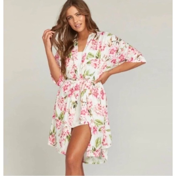 Show Me Your Mumu Brie Garden of Blooms Floral Robe - One Size - Picture 6 of 10